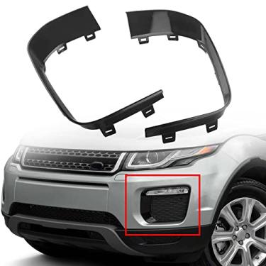 Imagem de FINMOKAL Par de luz de direção de neblina dianteira guarnição para 2016-2017 Range Rover Evoque