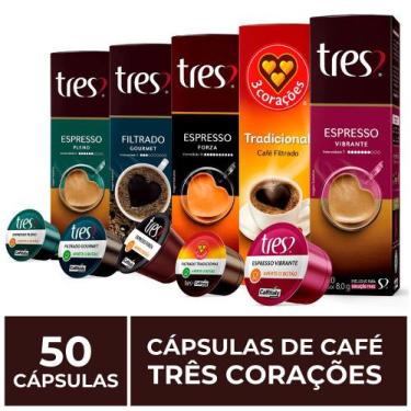 Imagem de 50 Cápsulas Três Corações, Café