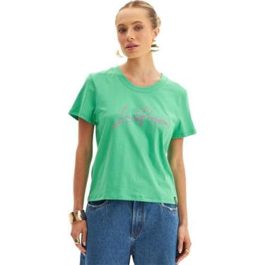 Imagem de Camiseta Easy Lança Perfume Basic Ve24 Verde Feminino