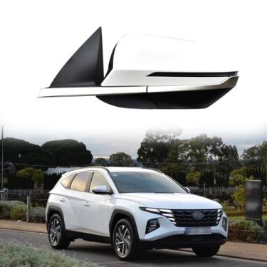 Imagem de Conjunto de espelhos de porta lateral do motorista adequado para Hyundai Tucson L 2020 2021 2022 2023 Espelho retrovisor para Hyundai Tucson acessórios dobráveis elétricos