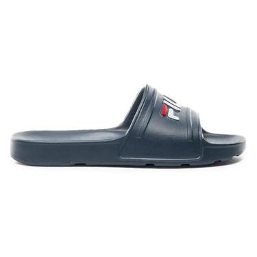Imagem de Chinelo Fila Masculino Sleek Slide Marinho/branco/vermelho F01sd00010-465 40