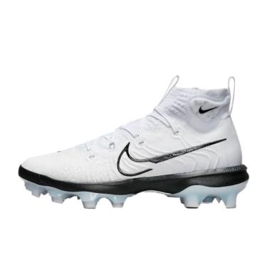 Imagem de Nike Chuteira de beisebol masculina Alpha Huarache NXT MCS (DJ6519-101, branco/platina pura/tom azul/preto)