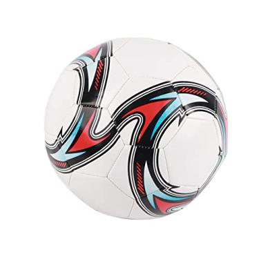 Imagem de Bola de Futebol, Tamanho Padrão 5 Bola de Futebol à Prova de Vazamentos Campus Football Equipamento Esportivo de Futebol Resistente Ao Desgaste à Prova D'água para (redemoinho