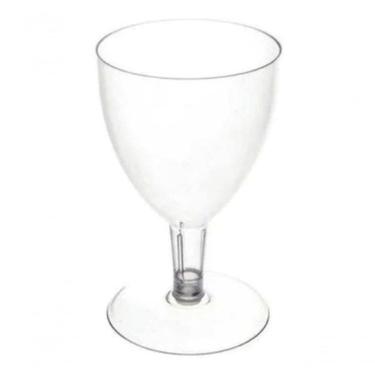Imagem de Taça De Vinho Pit 170 Cristal 170ml Plastilânia - 50 Unidade Cor:incolor