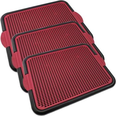 Imagem de Kit 3 Sanitário Canino Higiênico Toalete Pipi Dog Xixi Educador Tapete