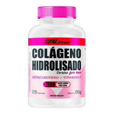 Imagem de Colágeno Hidrolisado + Vitamina C - 120 Capsulas - Pro Healthy - Pro H