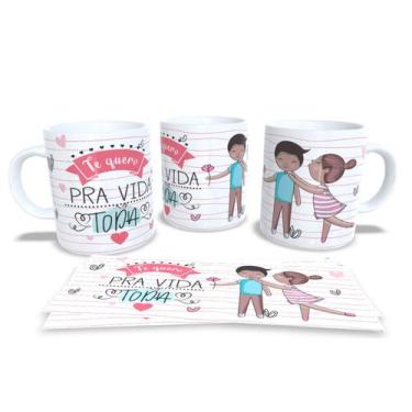 Imagem de Canecas Personalizadas Dia dos Namorados - Estampa Sublimada, Mod.23