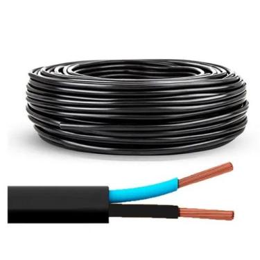 Imagem de Cabo Fio Pp 500v 2 Vias 2x1,50mm Rolo Com 1 Metros Sil