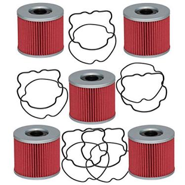 Imagem de HIFROM Filtro de óleo de substituição para Suzuki GS250 GS400 GS425 GS550 GS550D GS550E GS550L GS750 GSX750 GS850G GS850GL GSX750 GS1000GL GS1000 GS1000E GS1000L GS1000L 1000S e mais Substitua KN133