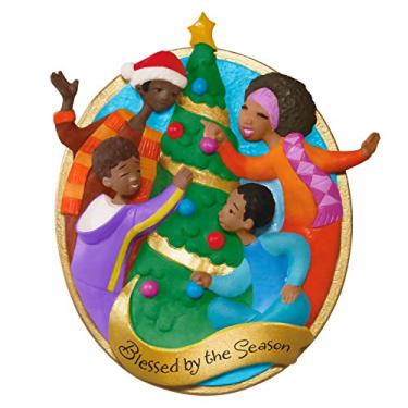 Imagem de Hallmark Enfeite de Natal da família "Blessed by the Season" da lembrança