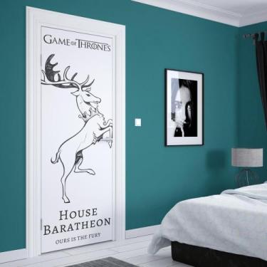 Imagem de Adesivo de Porta House Baratheon GOT - Império da Impressão, P - 70cm 