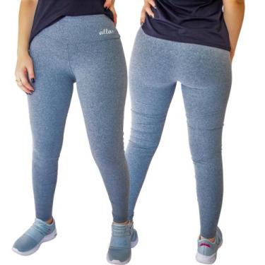 Imagem de Legging Feminina Zero TRansparência Fitness Cós Alto Tecido Grosso Pol