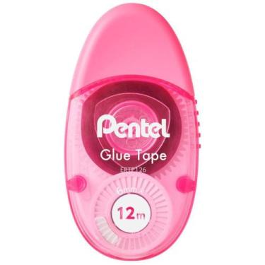 Imagem de Cola em Fita Glue Tape 6MMX12M Rosa - Pentel