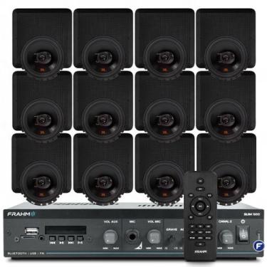 Imagem de Som Ambiente Area Gourmet Bluetooth Usb Sd Frahm Slim 1600 G5 + Arande