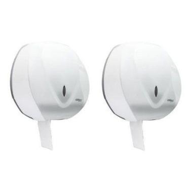 Imagem de 2 Dispenser Para Papel Higienico Premisse Velox Branco