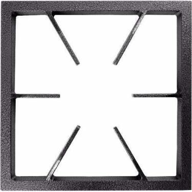 Imagem de Grelha 6 Dedos Trempe Fogão Industrial 30x30cm Ferro Fundido - MR Fogõ