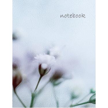 Imagem de notebook: Sketchbook 8.5" x11" size, 160 Pages, Unlined - notebook for Sketching, Journal, Drawing, Design (weed flower 4)