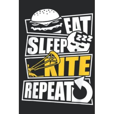 Imagem de Kitesurfing Gift Kiteboarding Kitesurfer Gift Quote: Lined Journal Notebook To Do Schedule, Medium 6x9 Inches, 100 Pages, Printed Cover