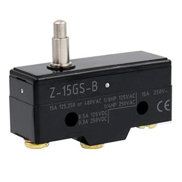 Imagem de Heschen Micro interruptor, Z-15GS-B, êmbolo de mola fino, terminal de 3 parafusos, corrente nominal de 15A