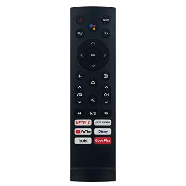 Imagem de ERF3B90H Sub ERF3L90H Controle remoto de voz de substituição para Smart TV Hisense 4K 100L5G 100L5G-DLT100B