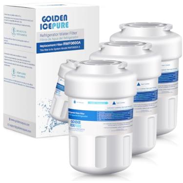 Imagem de GOLDEN ICEPURE RWF0600A Substituição do filtro de água do refrigerador para HDX FMG-1, MWFP, MWFA, PL-100, WFC1201, RWF0600A, PC75009, RWF1060, 197D6321P006, GSE25GSHECSS, Kenmore 469991 Cartucho de