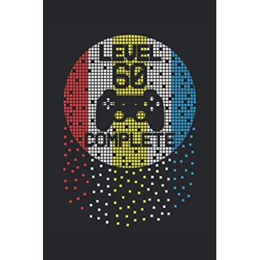 Imagem de 60. Geburtstag Level 60 Jahre Pixel 1961 Gamer Graphic Deko: NOTIZBUCH - Lustiges Geburtstags Geschenk, Nerd Gaming Geschenkidee - A5 (6x9) - 120 ... Planer, Geburtstag, Lustig, Kacheln, Jahrgang