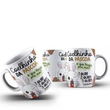 Imagem de Caneca Especial para Páscoa: Ovos, Coelho e Doçura no Café - ocamelo