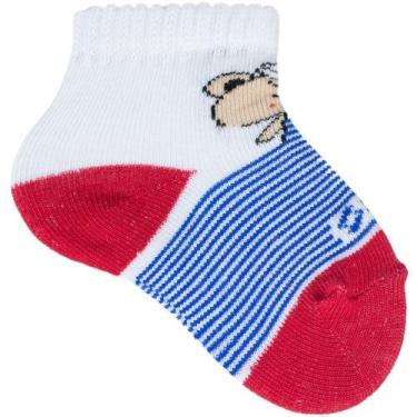 Imagem de Meia de Bebê Urso Marinheiro Vermelho - Meias Sene, 6-12M