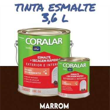 Imagem de Tinta Esmalte Sintético Coral Madeira e Metal 3,6 l e 900ml Coralar Ex