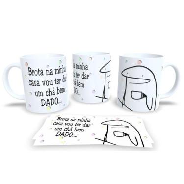 Imagem de Caneca de Porcelana Personalizada Flork Frases Engraçadas, Divertidas 