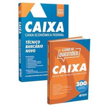 Imagem de Combo Impresso Caixa - Técnico Bancário - Apostila + 300 Questões Come