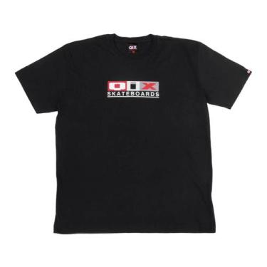 Imagem de Camiseta qix skateboards monograma original, Masculino, M, Preto