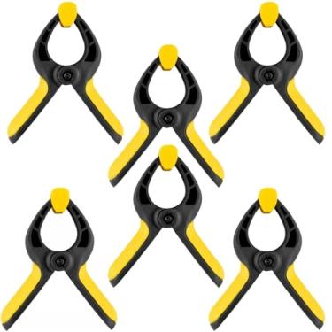 Imagem de Grampo Com Mola Sargento Prendedor Para Marceneiro Multiuso 9" Pol | 06 Un