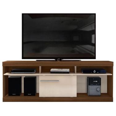 Imagem de Rack Bancada para Sala Gardenia Marroquim Off White - Dj Móveis