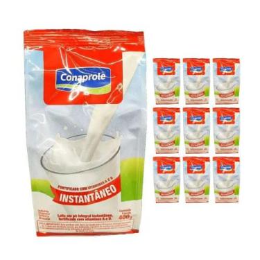 Imagem de Kit Leite em Pó Conaporle Integral 400g com 10 unidades - CONAPROLE