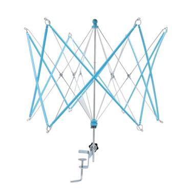 Imagem de Fio de Guarda -chuva Portátil Swift para crochê, Picaretas de Malha Em Aço Inoxidável, Suporte de Enrolador de tricô, Posicionamento Estável Com Suporte, Uso Versátil,
