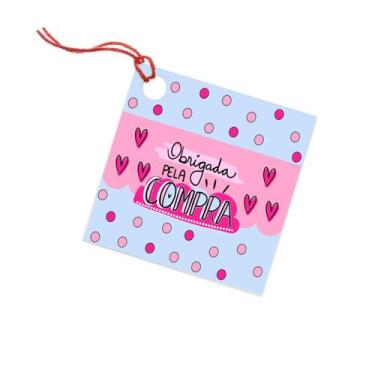 Imagem de 40 Tags Para Pacotes De Presente E Encomendas Com Furo - Nicolados, ob