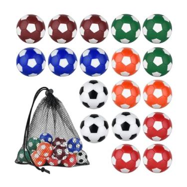 Imagem de Vaveren Bolas de pebolim para abastecimento de mesa Oficial Decorações multicoloridas Decoração Decoração Bolas de tabela de futebol de futebol, Option D, 3.2 Cm
