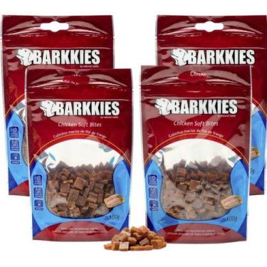 Imagem de 4 Pesticos Barkkies Chiken Soft Bites Cachorro 100g