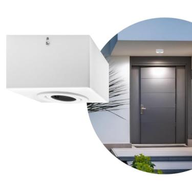 Imagem de Spot Plafon Sobrepor Box Quadrado Mr16 Direcionável Branco