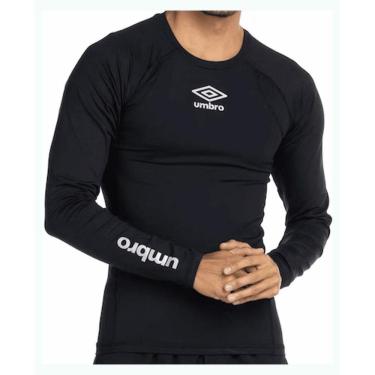 Imagem de Camisa Termica Manga Longa Dimond Elite pto - Umbro