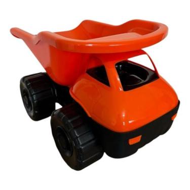 Imagem de Caminhão de Brinquedo Bravus - Carrinho Laranja - NoBrand