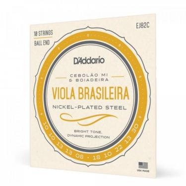 Imagem de Encordoamento Para Viola Ej82C Nickel Plated Steel D Addario