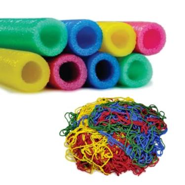 Imagem de Kit de Tubos de espumas/isotubos e rede protetoras para Cama Elástica - 4,27/4,30m