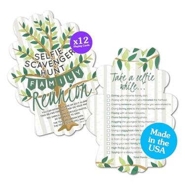 Imagem de Reunião de Árvore da Família - Selfie Scavenger Hunt - Jogo de Festa de reunião de família - Conjunto de 12