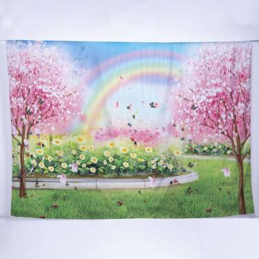 Imagem de Painel de Festa Retangular Jardim Encantado de 5,00x3,00m - Fera Print