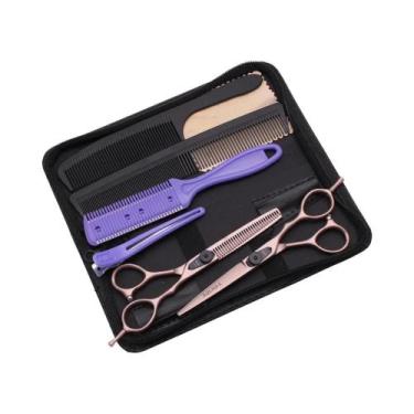 Imagem de 6 Polegada Tesoura De Cabeleireiro Profissional Inoxidável Desbaste Te