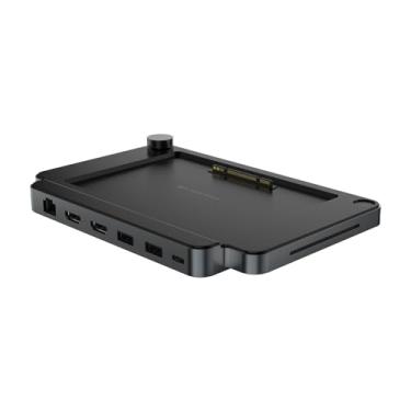 Imagem de Khadas Módulo de expansão Mind Dock for Mind, sistema de áudio integrado, scanner de impressões digitais, 9 portas de E/S adicionais, suporta quatro monitores de 4K/60 Hz, mini leitor de cartão SD integrado para computador Swift