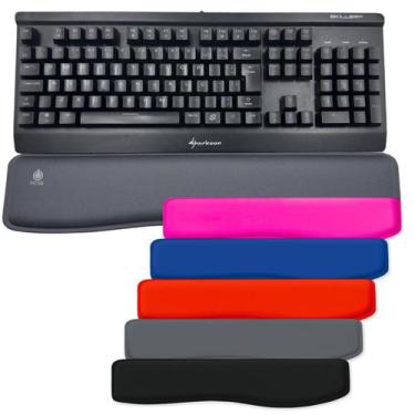 Imagem de Apoio Punho Ergonomico Descanso Para Teclado Macio Almofada - MCSB, Ci