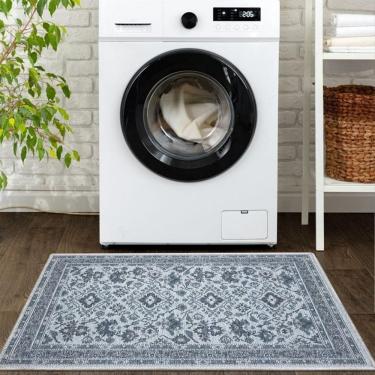 Imagem de 2 Tapete Lavanderia Antiderrapante 50X80 Js Fu Med M55